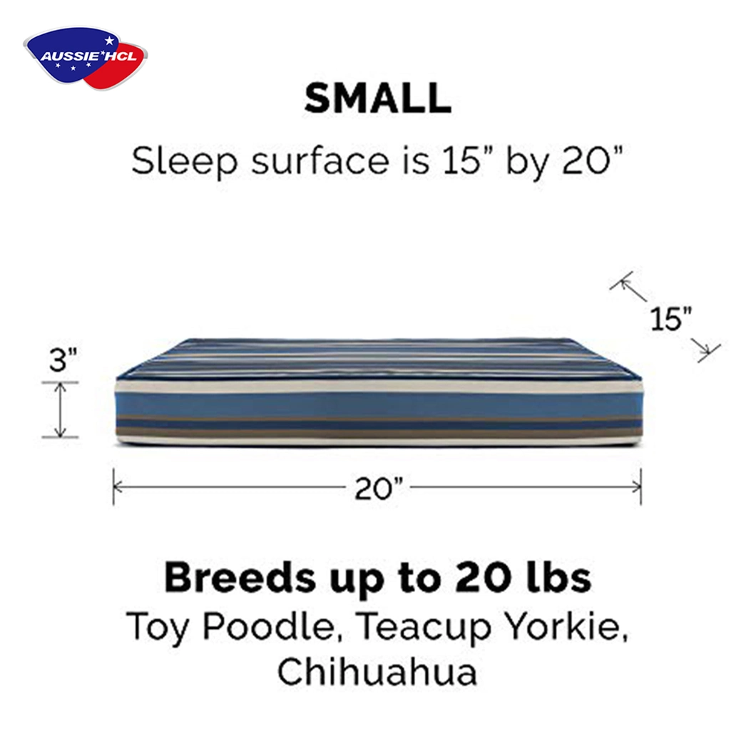 Wholesale Memory Top Mattress Pet Bed for Dogs and Cats, Available in Over 33 Color & Fabric Styles