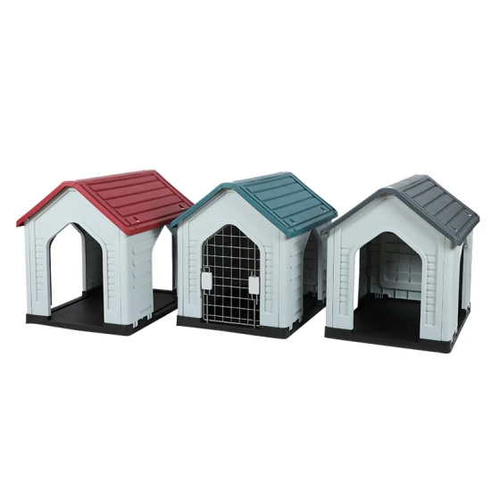 Пластиковая домашняя собачья будка для семьи щенков Haustier-Hundehütte